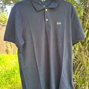 GAP Men's Navy Polo Shirt size LG